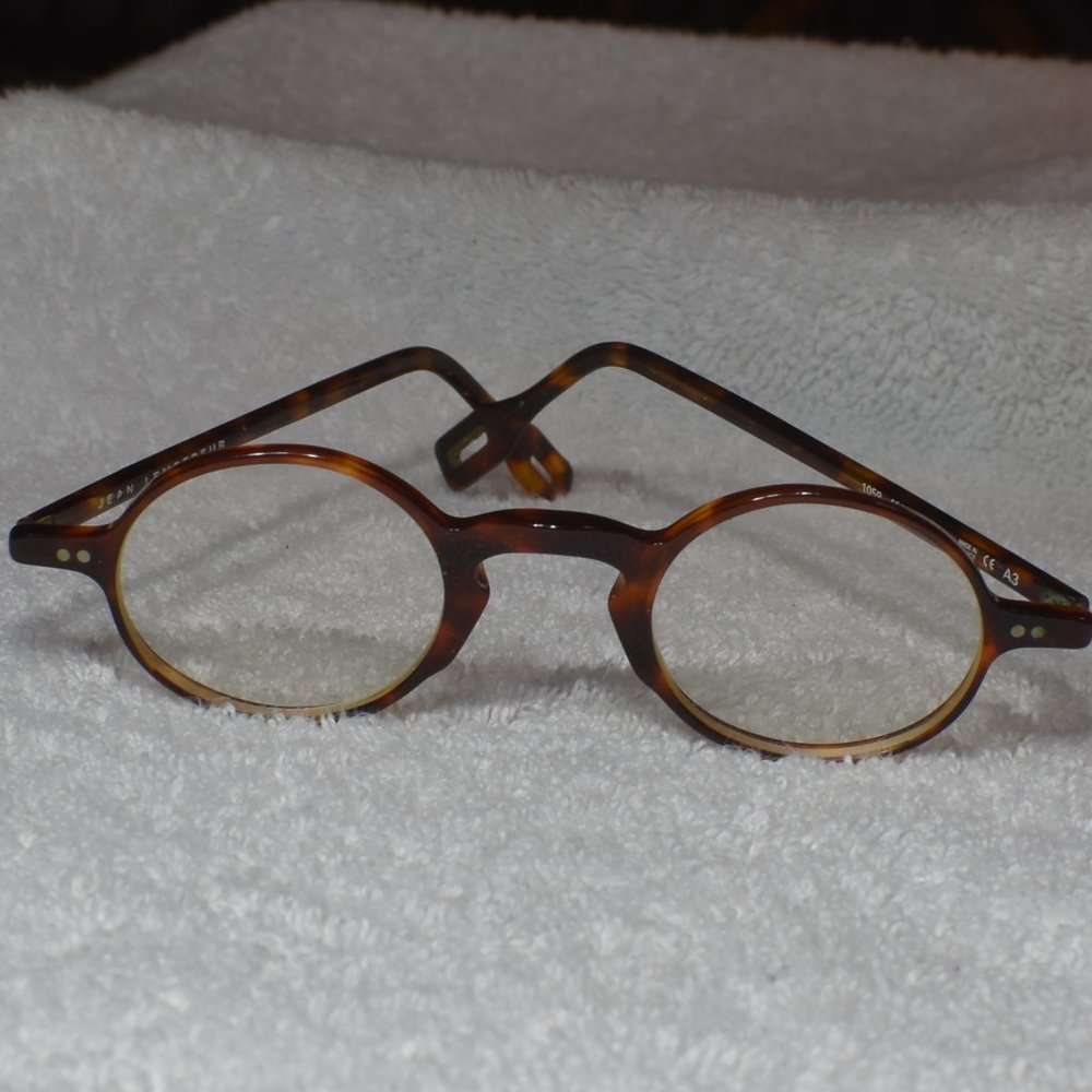 Jean Lempereur Round Brown Tortoise RX Glasses